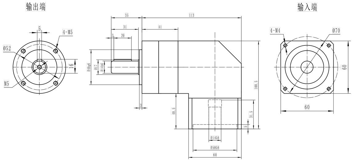 PZE60 一级外形图