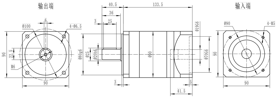 PLF90 二级外形图