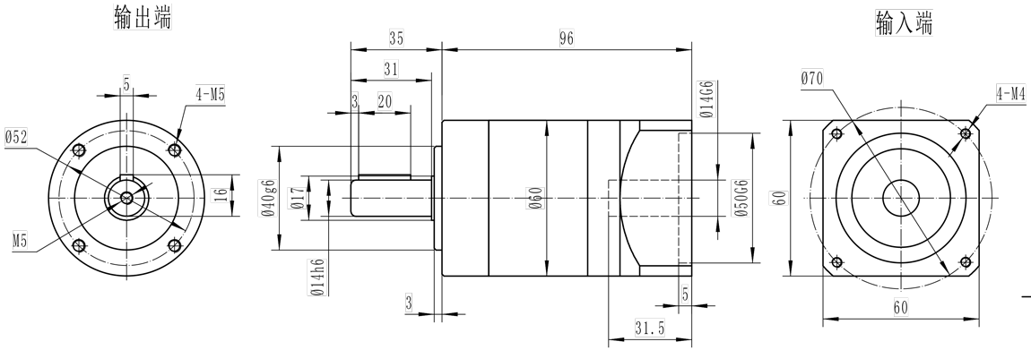PLE60 二级外形图