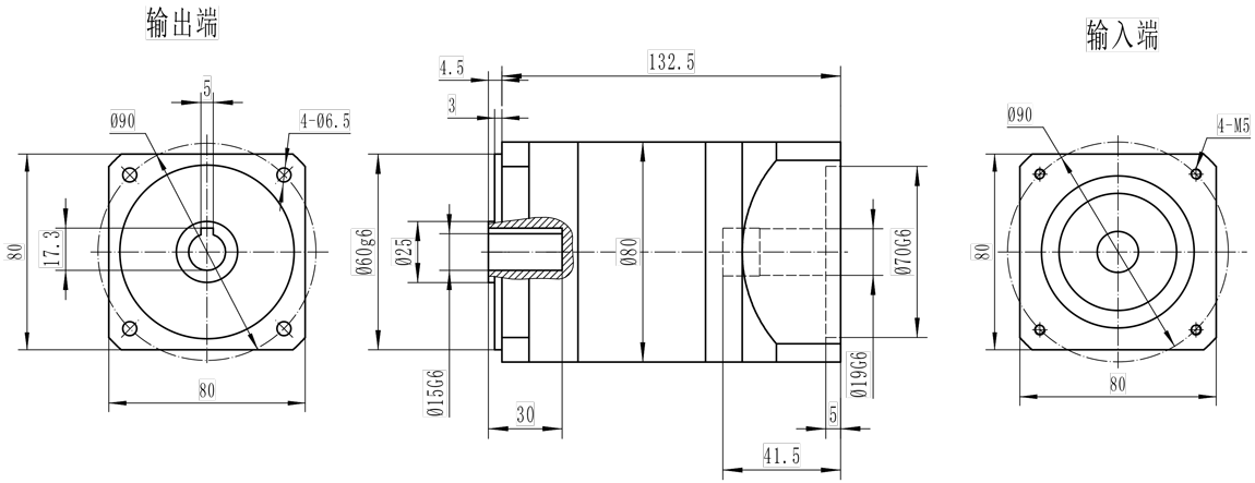 PFK80 二级外形图